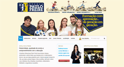 Desktop Screenshot of escolapaulofreire.com.br